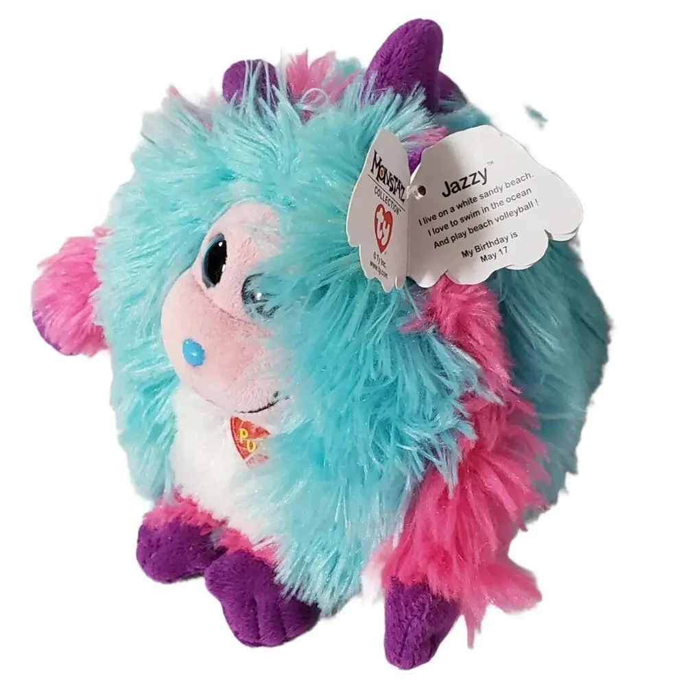 TY Monstaz Jazzy & Trixie Beanie Plush